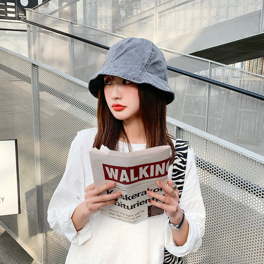 Gorra Bucket Denim Lavado para Mujer - Estilo Casual - Image 27