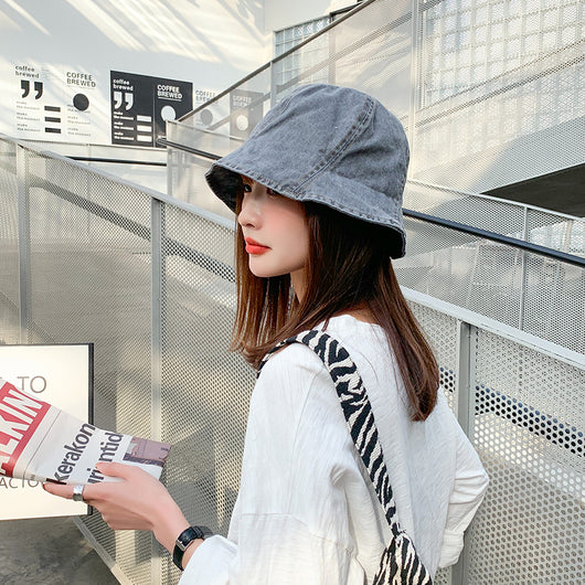 Gorra Bucket Denim Lavado para Mujer - Estilo Casual - Image 29