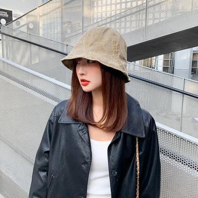 Gorra Bucket Denim Lavado para Mujer - Estilo Casual - Image 32