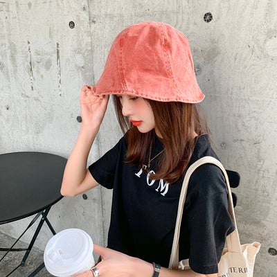 Gorra Bucket Denim Lavado para Mujer - Estilo Casual - Image 37