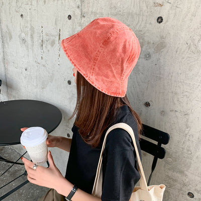 Gorra Bucket Denim Lavado para Mujer - Estilo Casual - Image 38