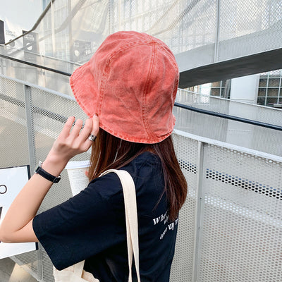 Gorra Bucket Denim Lavado para Mujer - Estilo Casual - Image 40