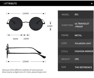Gafas de Sol Polarizadas Retro Prince Espejo para Conducir - Image 8