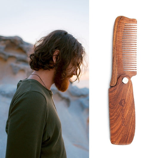 Peine Plegable con Estuche de Cuero - Cuidado Profesional para Barba y Cabello - Image 10