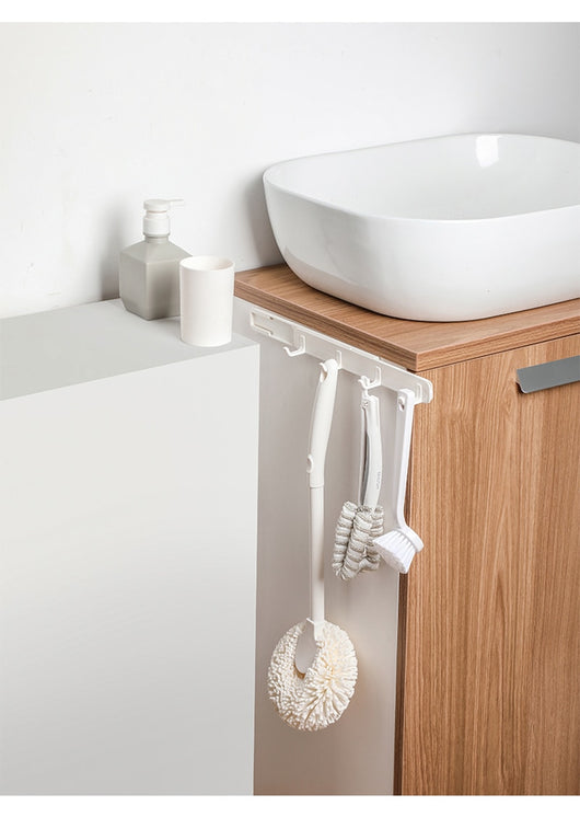 Gancho de Espacio para Cocina y Baño de Cuatro Filas - Image 12