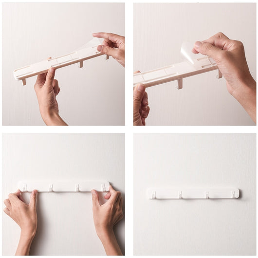 Gancho de Espacio para Cocina y Baño de Cuatro Filas - Image 13