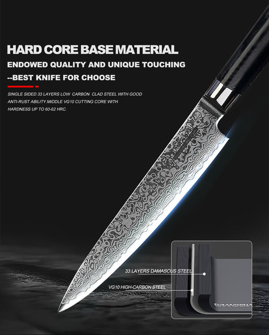 Cuchillo Universal de Acero Damasco para Cocina - Image 7