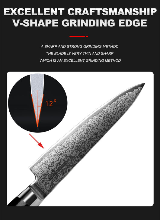 Cuchillo Universal de Acero Damasco para Cocina - Image 10