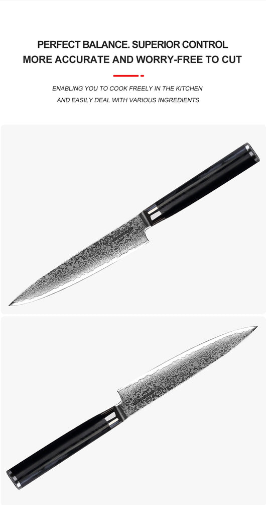 Cuchillo Universal de Acero Damasco para Cocina - Image 13