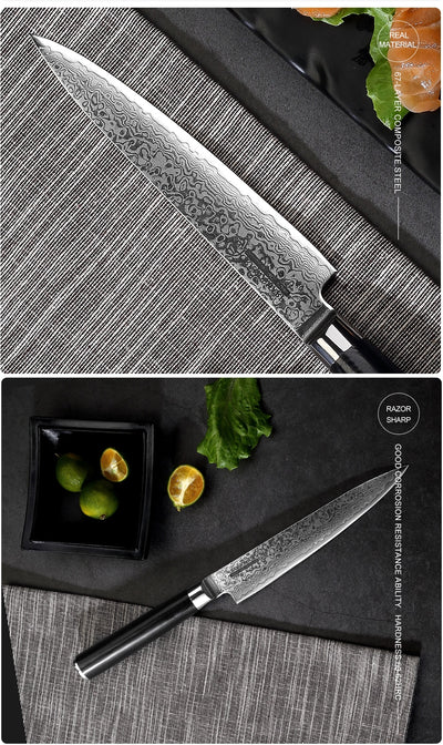 Cuchillo Universal de Acero Damasco para Cocina - Image 14