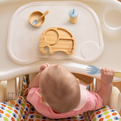 Plato Infantil con Diseño de Elefante para Bebés y Niños Pequeños - Image 11