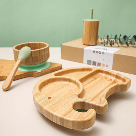 Plato Infantil con Diseño de Elefante para Bebés y Niños Pequeños - Image 16