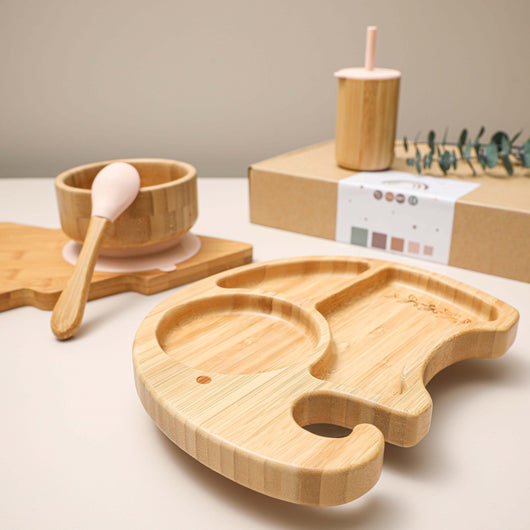 Plato Infantil con Diseño de Elefante para Bebés y Niños Pequeños - Image 17
