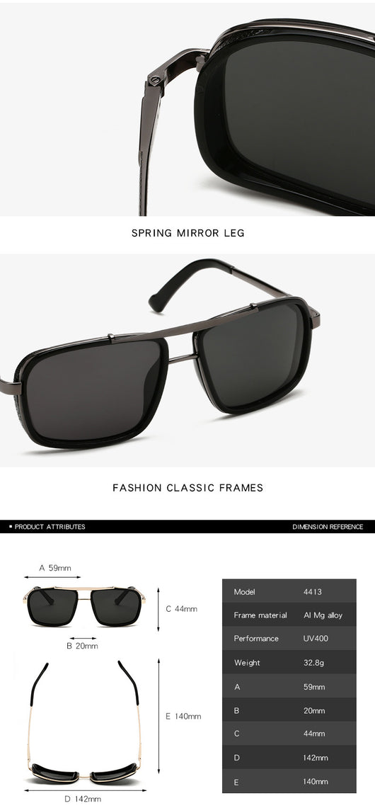 Gafas de Sol Polarizadas Kagal Oval - Estilo Punk TAC - Image 8