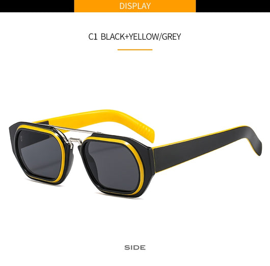 Gafas de Sol Retro con Colores Trending - Estilo Personalidad Masculina - Image 12