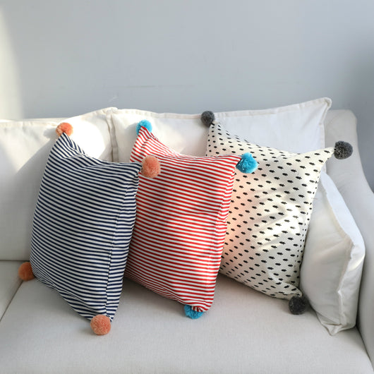 Almohada de Cintura con Diseño Geométrico en Algodón y Lino - Image 25