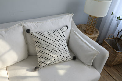 Almohada de Cintura con Diseño Geométrico en Algodón y Lino - Image 26