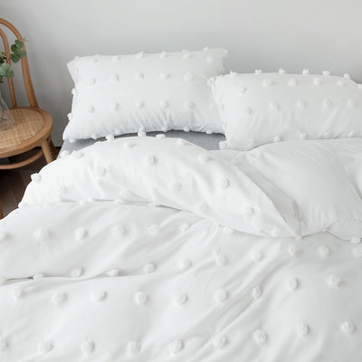Juego de Cama Textil Floral de 3 Piezas con Detalles Decorativos - Image 11
