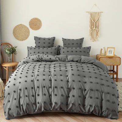 Juego de Cama Textil Floral de 3 Piezas con Detalles Decorativos - Image 13