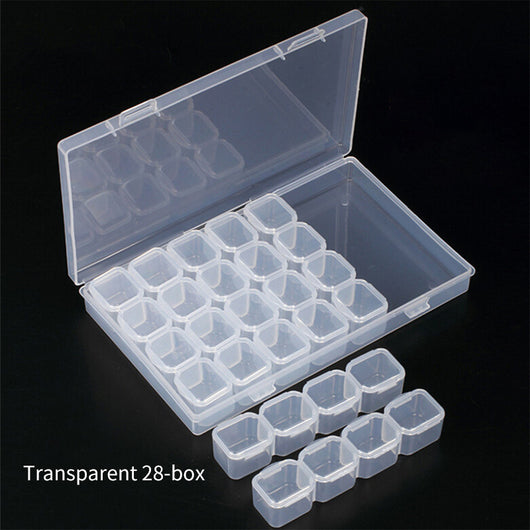 Organizador de Joyería con 28 Compartimentos Transparente - Image 8