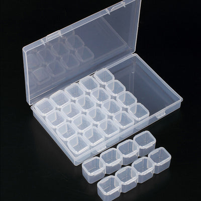 Organizador de Joyería con 28 Compartimentos Transparente - Image 11