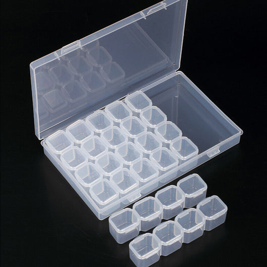 Organizador de Joyería con 28 Compartimentos Transparente - Image 11
