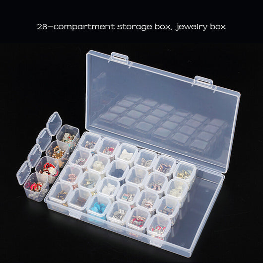 Organizador de Joyería con 28 Compartimentos Transparente - Image 12