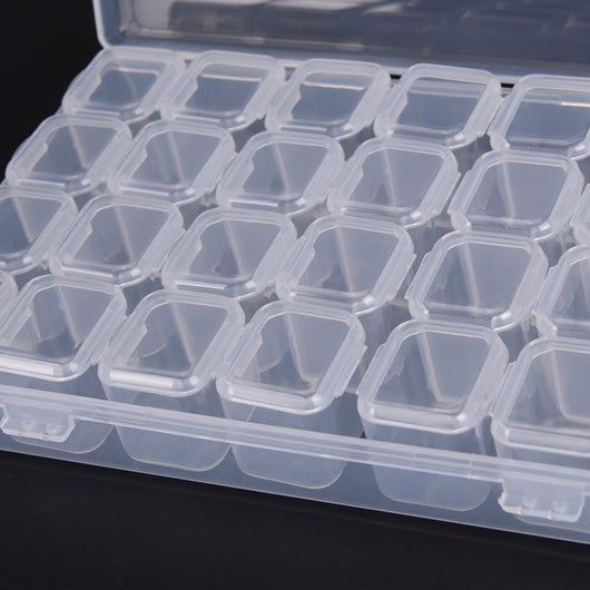 Organizador de Joyería con 28 Compartimentos Transparente - Image 15