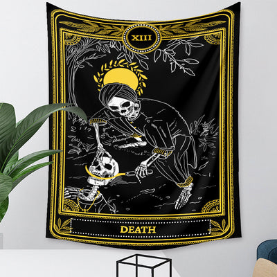 Tapiz de Tarot Psicodélico Bohemio con Fondo Místico - Image 14