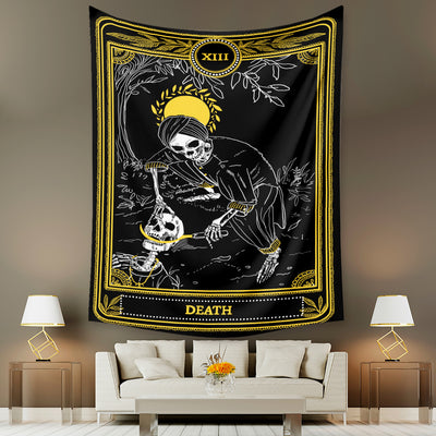 Tapiz de Tarot Psicodélico Bohemio con Fondo Místico - Image 15