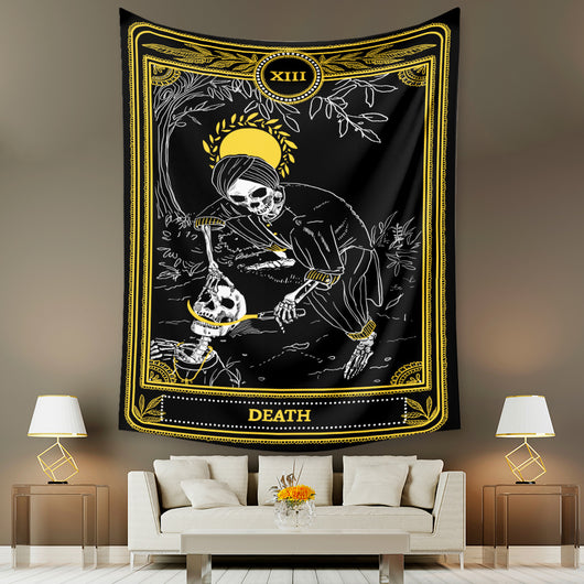 Tapiz de Tarot Psicodélico Bohemio con Fondo Místico - Image 15