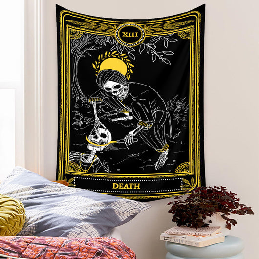 Tapiz de Tarot Psicodélico Bohemio con Fondo Místico - Image 16