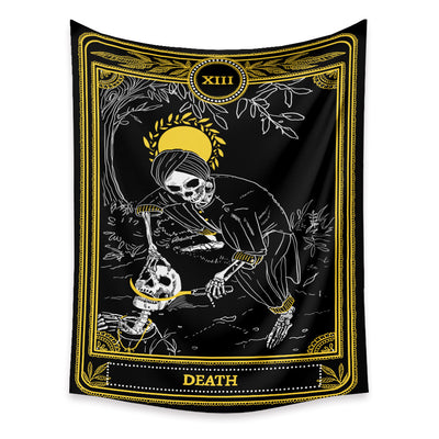 Tapiz de Tarot Psicodélico Bohemio con Fondo Místico - Image 17