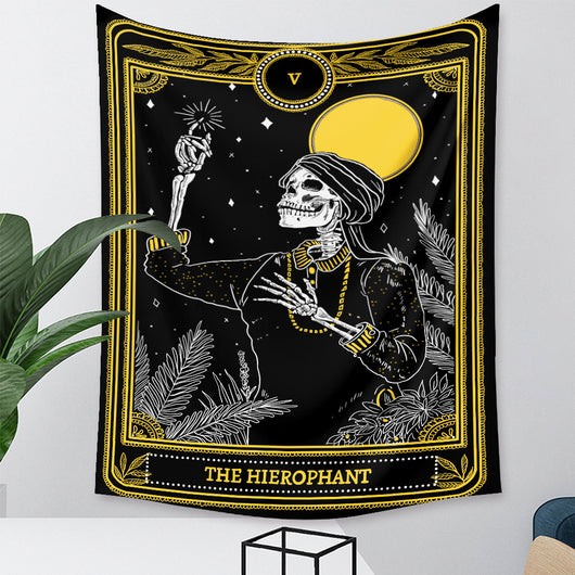 Tapiz de Tarot Psicodélico Bohemio con Fondo Místico - Image 18