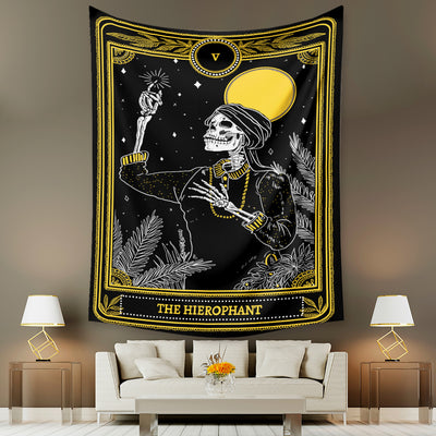 Tapiz de Tarot Psicodélico Bohemio con Fondo Místico - Image 19