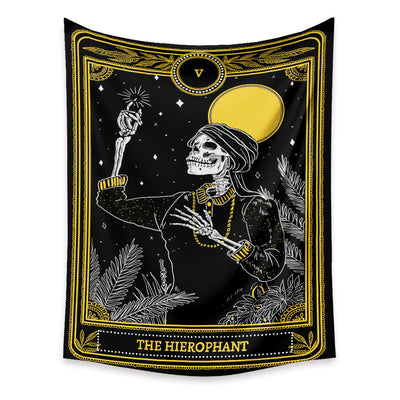 Tapiz de Tarot Psicodélico Bohemio con Fondo Místico - Image 21