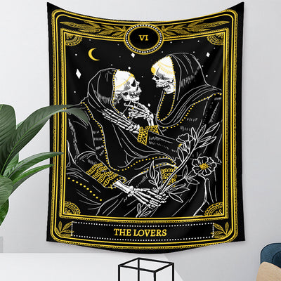 Tapiz de Tarot Psicodélico Bohemio con Fondo Místico - Image 22