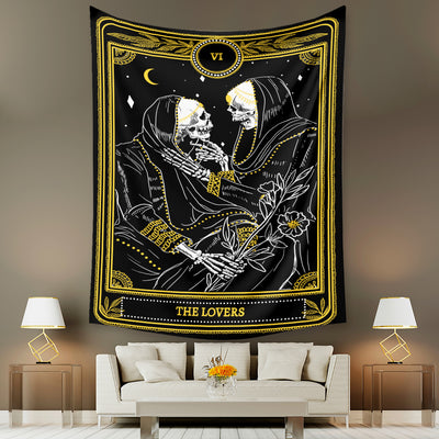 Tapiz de Tarot Psicodélico Bohemio con Fondo Místico - Image 23
