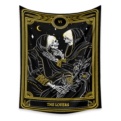 Tapiz de Tarot Psicodélico Bohemio con Fondo Místico - Image 25