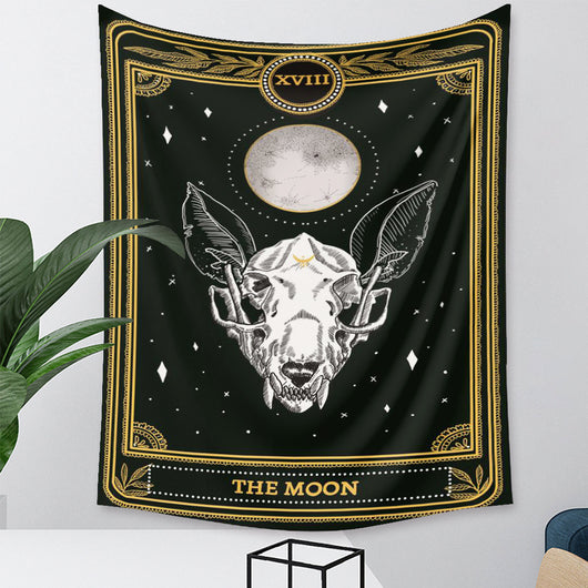Tapiz de Tarot Psicodélico Bohemio con Fondo Místico - Image 26