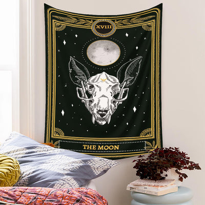 Tapiz de Tarot Psicodélico Bohemio con Fondo Místico - Image 28
