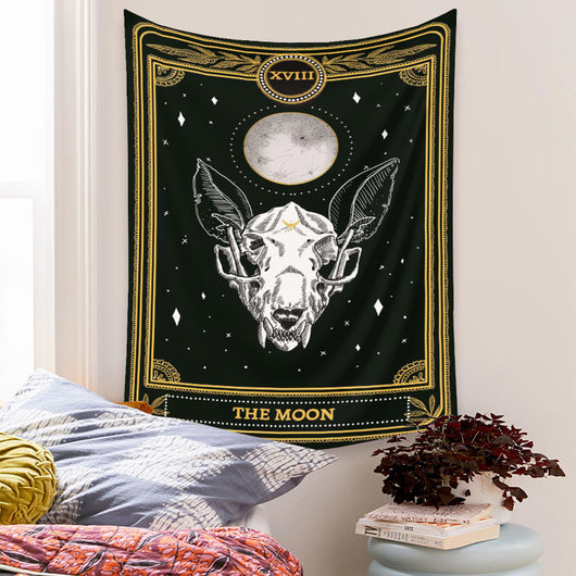 Tapiz de Tarot Psicodélico Bohemio con Fondo Místico - Image 28