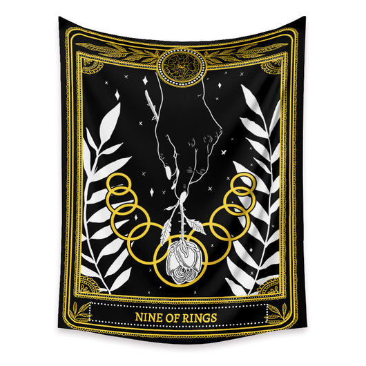 Tapiz de Tarot Psicodélico Bohemio con Fondo Místico - Image 33