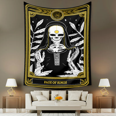 Tapiz de Tarot Psicodélico Bohemio con Fondo Místico - Image 35