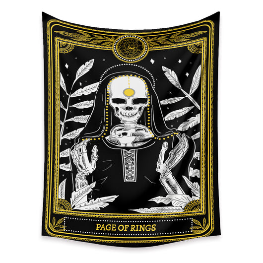 Tapiz de Tarot Psicodélico Bohemio con Fondo Místico - Image 37