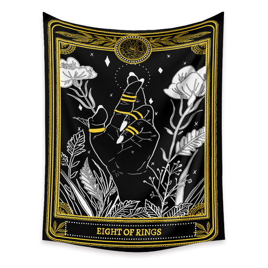 Tapiz de Tarot Psicodélico Bohemio con Fondo Místico - Image 41