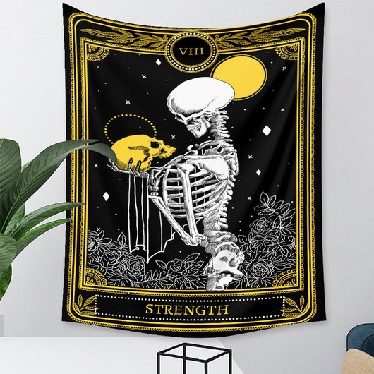 Tapiz de Tarot Psicodélico Bohemio con Fondo Místico - Image 46