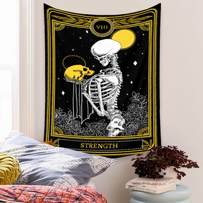 Tapiz de Tarot Psicodélico Bohemio con Fondo Místico - Image 48