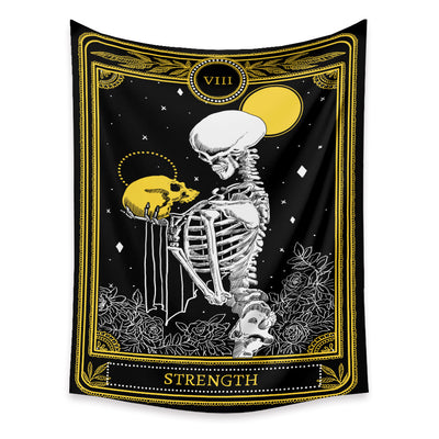 Tapiz de Tarot Psicodélico Bohemio con Fondo Místico - Image 49