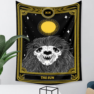 Tapiz de Tarot Psicodélico Bohemio con Fondo Místico - Image 50